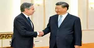 अमेरिका के विदेश मंत्री ने शी जिनपिंग से की बंद कमरे में मुलाकात