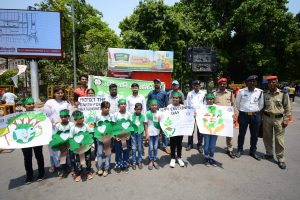 आदिज्योति सेवा समिति द्वारा संचालित स्लेट एंड चॉक पाठशाला के बच्चों ने मनाया पर्यावरण दिवस