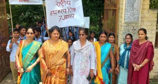 भाजपा महिला मोर्चा ने नैशनल हैण्डलूम डे पर निकली जागरूकता रैली