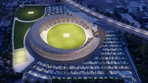 रुद्राक्ष इंटरनेशनल कन्वेंशन सेंटर के बाद अब अंतरराष्ट्रीय क्रिकेट स्टेडियम में दिखेगी भगवान शिव व काशी की झलक