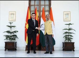 भारत पहुंचे उत्तरी मेसिडोनिया के विदेश मंत्री बुजार उस्मानी