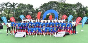 गांधी जयंती के अवसर पर यूनियन बैंक ऑफ इंडिया ने महिला हॉकी टीम का किया शुभारंभ