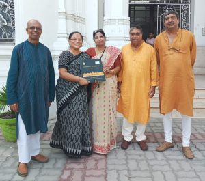 लखनऊ विश्वविद्यालय के प्रथम कुलपति की परपोती ने परिसर का दौरा किया
