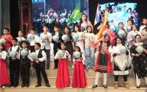 सीएमएस छात्रों ने सांस्कृतिक कार्यक्रमों के जरिए हरी-भरी एवं खुशहाल धरती की अलख जगायी
