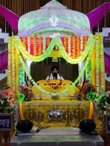 साहिब गुरु हरिराय महाराज के प्रकाश पर्व पर गुरूद्वारा नाका हिंडोला में आयोजित किया गया गुरमत समागम