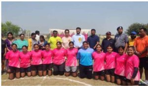 अम्बेडकरनगर के राजकीय एकलव्य स्पोर्ट्स स्टेडियम में तीन दिवसीय ओपन स्टेट आमंत्रण महिला हैंडबाल प्रतियोगिता का शुभारंभ