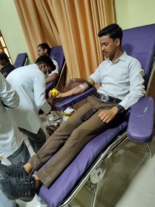 भारतीय नववर्ष के मौके आयोजित हुआ स्वैच्छिक रक्तदान शिविर
