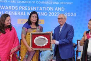 Managing Director and CEO of Union Bank of India honored with IMC Ladies Wing Award
