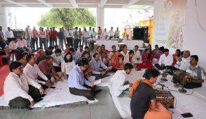 Sundar Kand and huge feast organized at State Drinking Water and Sanitation Mission Office