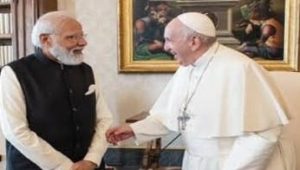 पोप फ्रांसिस से मिले पीएम मोदी 