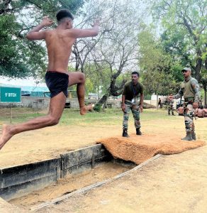 अयोध्या में संपन्न हुई भारतीय सेना अग्निवीर भर्ती रैली