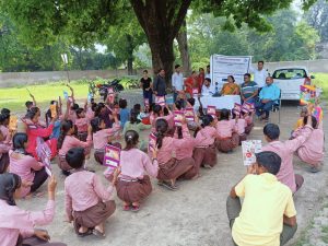 कंपोजिट विद्यालय डाभा सेमर में फ्री डेंटल हेल्थ चेकअप कैंप लगा