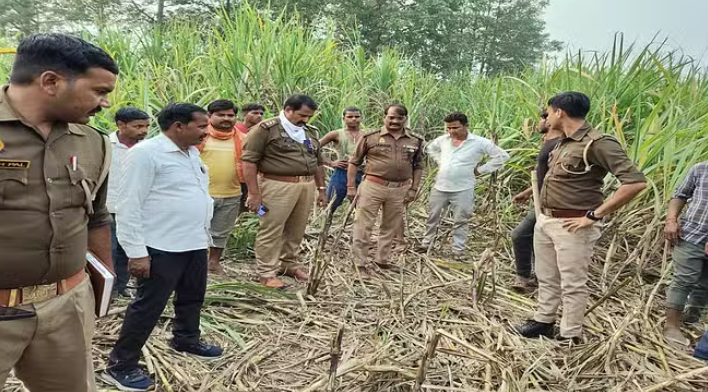 तीन दिन से था लापता, गन्ने के खेत में मिला शव, दूसरे समुदाय के युवक पर आरोप