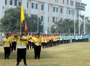 टीएमयू नर्सिंग स्पोर्ट्स ब्रह्मोत्सव का रंगारंग शंखनाद