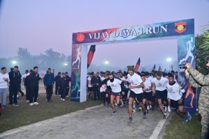 Vijay Diwas race organized in memory of the brave soldiers of the Indo-Pak war of 1971