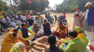 सरस्वती शिशु मंदिर झारखंड कादीपुर में सरस्वती पूजा विद्यारंभ संस्कार आयोजित